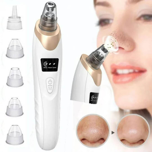 5 in 1 Rechargeable Blackhead/Whitehead Remover | Vacuum Suction Machine