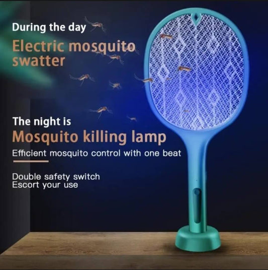 2-in-1 Rechargeable Mosquito Killer Racket & Lamp